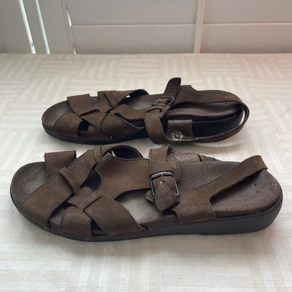 Mephisto brown strappy